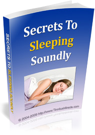 BONUS #3 Secrets To Sleeping Soundly